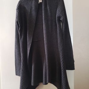 Grey knitted sweater